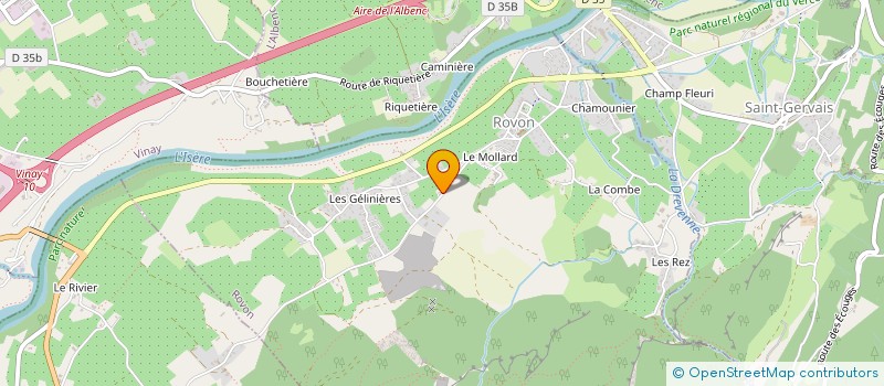 localisation de l'entreprise MONSIEUR CHRISTOPHER LAMESTA  ROVON