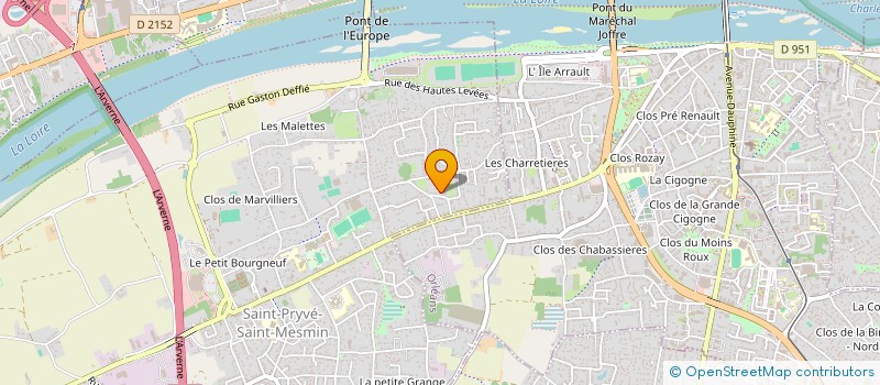 localisation de l'entreprise MONSIEUR CHRISTOPHER LANUSSE à SAINT-PRYVE-SAINT-MESMIN