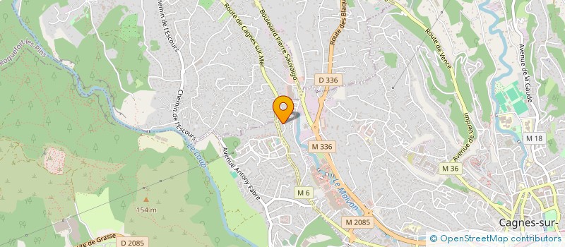 localisation de l'entreprise MONSIEUR CHRISTOPHER LASSAUGE à CAGNES-SUR-MER