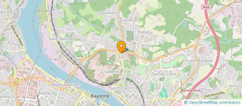 localisation de l'entreprise MONSIEUR CHRISTOPHER LASSERE  BAYONNE