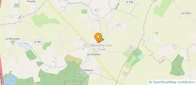 localisation de l'entreprise MONSIEUR CHRISTOPHER LAUDIER à NEAUPHE-SOUS-ESSAI