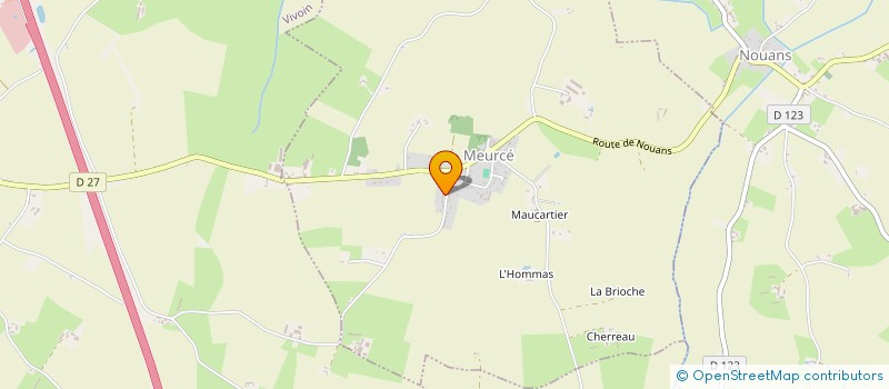 localisation de l'entreprise MONSIEUR CHRISTOPHER LAUNAY  MEURCE