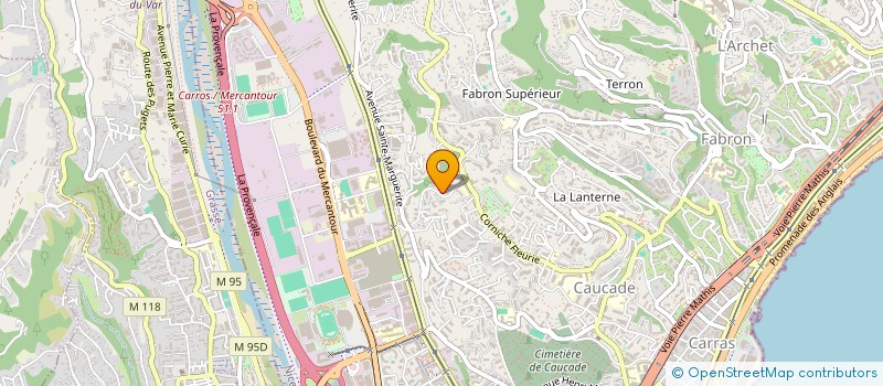 localisation de l'entreprise MONSIEUR CHRISTOPHER LAURENS à NICE