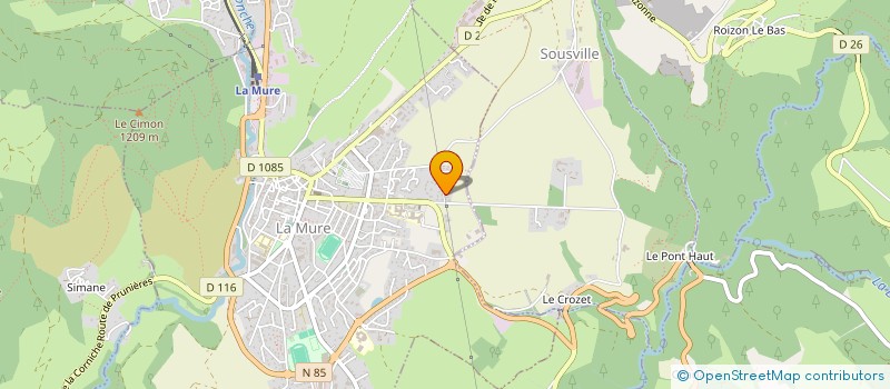 localisation de l'entreprise MONSIEUR CHRISTOPHER LAURIOLA  LA MURE