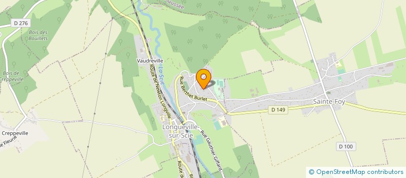 localisation de l'entreprise MONSIEUR CHRISTOPHER LEBECQ  LONGUEVILLE-SUR-SCIE