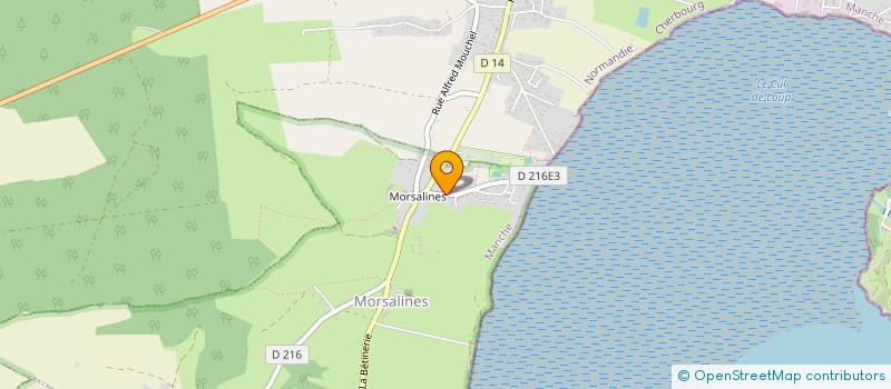 localisation de l'entreprise MONSIEUR CHRISTOPHER LECARPENTIER  QUETTEHOU