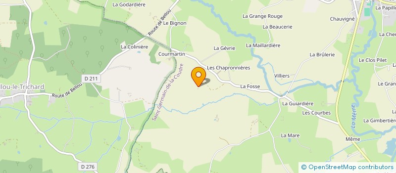 localisation de l'entreprise MONSIEUR CHRISTOPHER LECIGNE à SAINT-GERMAIN-DE-LA-COUDRE