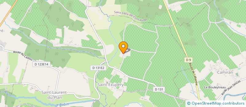 localisation de l'entreprise MONSIEUR CHRISTOPHER LECLOUX  BOURDELLES