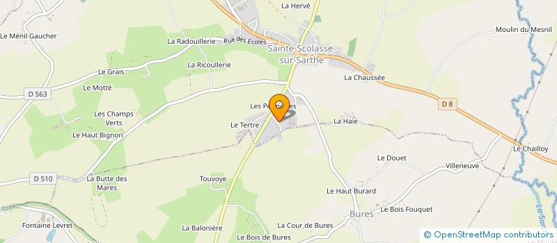 localisation de l'entreprise MONSIEUR CHRISTOPHER LECONTE à LA MESNIERE