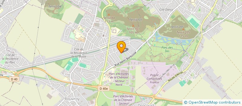 localisation de l'entreprise MONSIEUR CHRISTOPHER LEFRANCOIS à ROUVROY