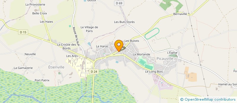 localisation de l'entreprise MONSIEUR CHRISTOPHER LETELLIER  PICAUVILLE