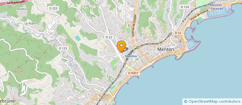 localisation de l'entreprise MONSIEUR CHRISTOPHER LEUZZI à MENTON