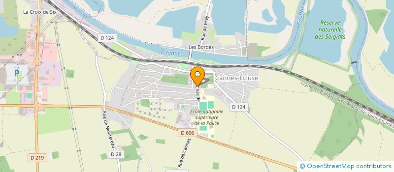 localisation de l'entreprise MONSIEUR CHRISTOPHER LEXERT  CANNES-ECLUSE