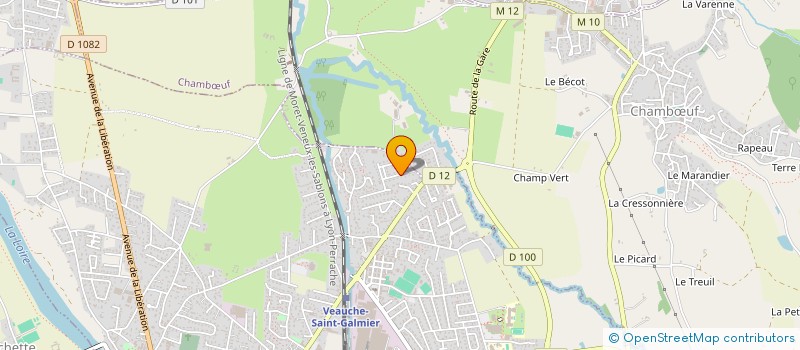 localisation de l'entreprise MONSIEUR CHRISTOPHER LHERMET  VEAUCHE