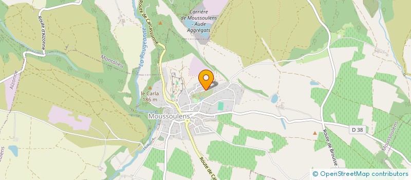 localisation de l'entreprise MONSIEUR CHRISTOPHER LHUILLIER  MOUSSOULENS