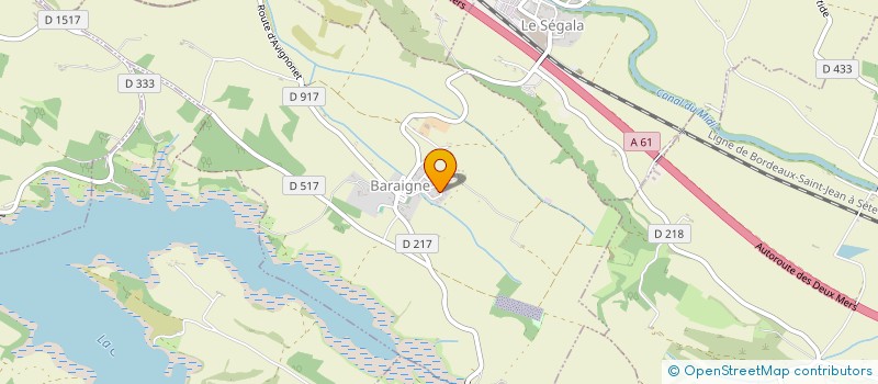 localisation de l'entreprise MONSIEUR CHRISTOPHER LIEBE  BARAIGNE