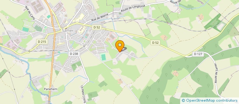 localisation de l'entreprise MONSIEUR CHRISTOPHER LIEVAL  SAMER