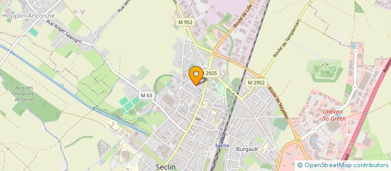 localisation de l'entreprise MONSIEUR CHRISTOPHER LIEVIN  SECLIN