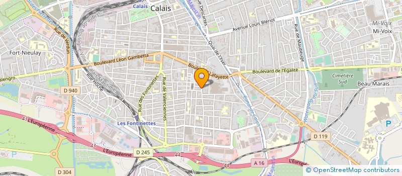 localisation de l'entreprise MONSIEUR CHRISTOPHER LOGEZ à CALAIS