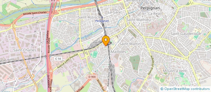 localisation de l'entreprise MONSIEUR CHRISTOPHER LOPPIN  PERPIGNAN