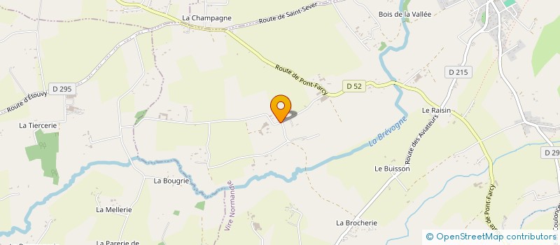 localisation de l'entreprise MONSIEUR CHRISTOPHER LOUVEL  VIRE NORMANDIE