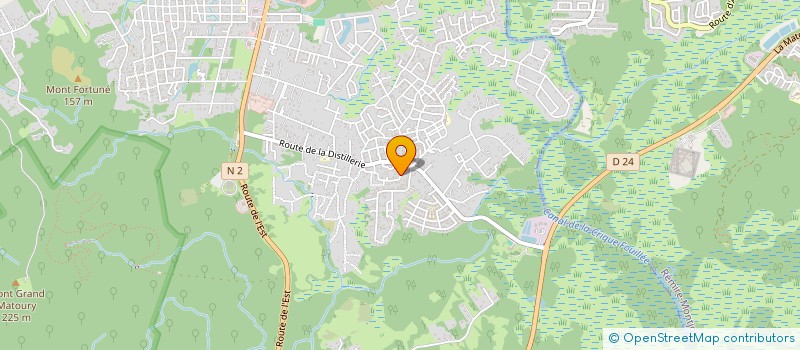 localisation de l'entreprise MONSIEUR CHRISTOPHER LUBIN  MATOURY