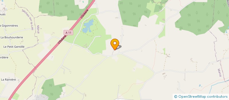 localisation de l'entreprise MONSIEUR CHRISTOPHER LUCAS  MARCE