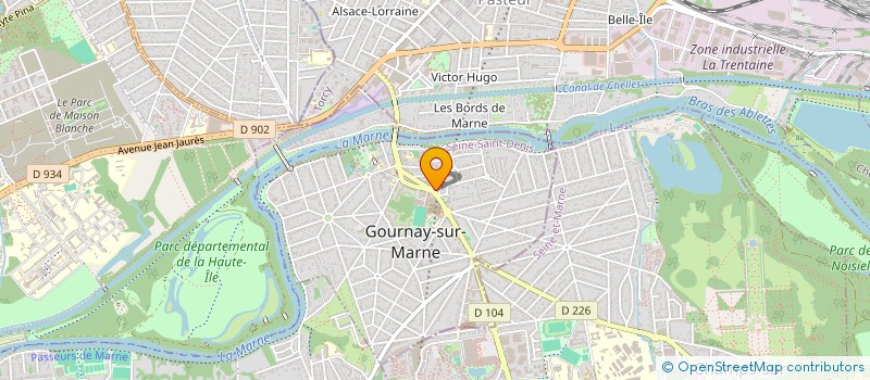 localisation de l'entreprise MONSIEUR CHRISTOPHER LUKOMBO OKALULU  GOURNAY-SUR-MARNE