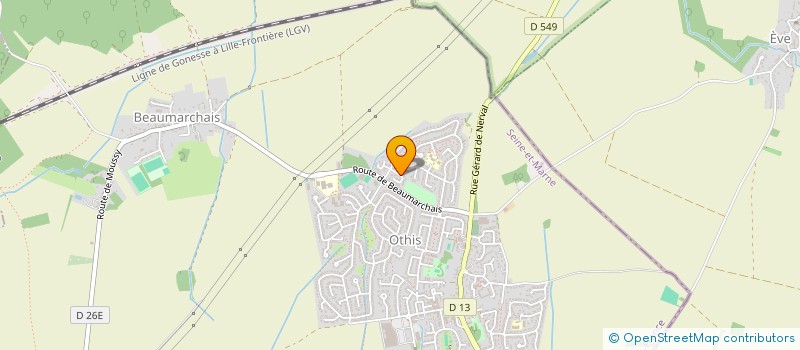 localisation de l'entreprise MONSIEUR CHRISTOPHER MACHADO  OTHIS