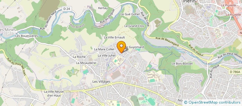localisation de l'entreprise MONSIEUR CHRISTOPHER MAJOR à SAINT-BRIEUC