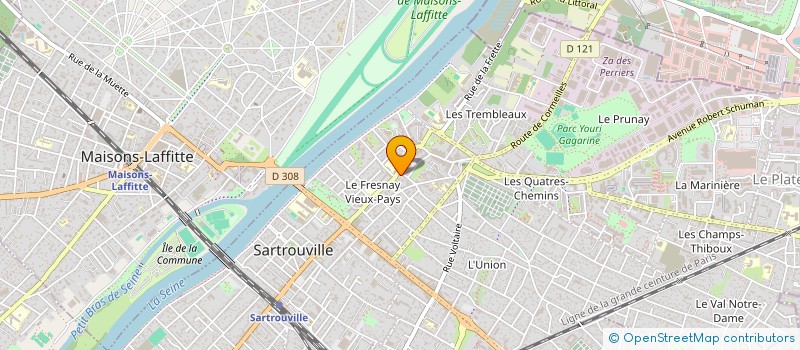 localisation de l'entreprise MONSIEUR CHRISTOPHER MAKUNDU TOMISA  SARTROUVILLE