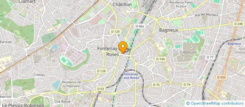 localisation de l'entreprise MONSIEUR CHRISTOPHER MANN à FONTENAY-AUX-ROSES