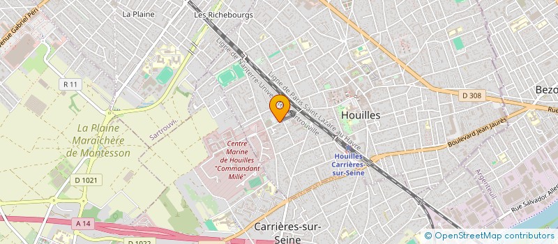 localisation de l'entreprise MONSIEUR CHRISTOPHER MANUEL GOUVEIA  HOUILLES