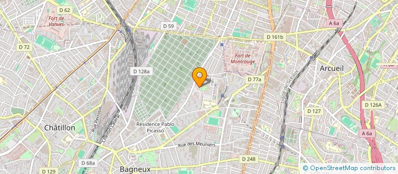 localisation de l'entreprise MONSIEUR CHRISTOPHER MARC DUPONT à BAGNEUX