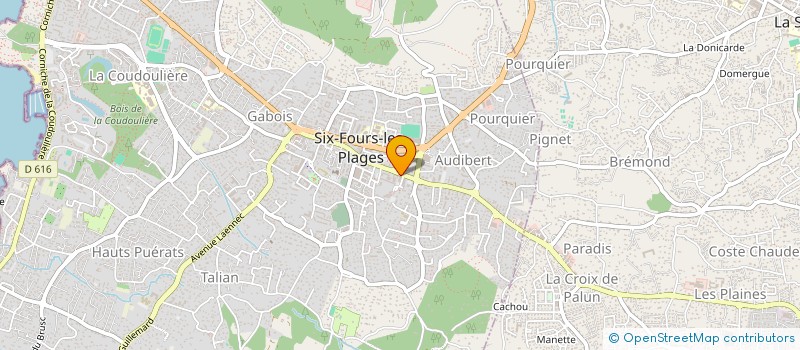 localisation de l'entreprise MONSIEUR CHRISTOPHER MARCHAND à SIX-FOURS-LES-PLAGES