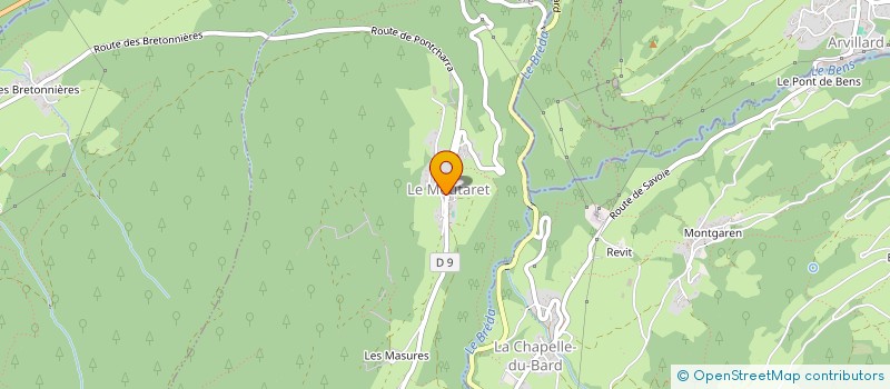 localisation de l'entreprise MONSIEUR CHRISTOPHER MARECHAL  LE MOUTARET