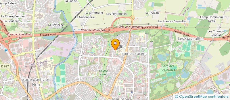 localisation de l'entreprise MONSIEUR CHRISTOPHER MARSOLLIER  RENNES