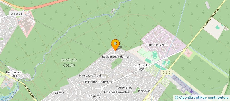 localisation de l'entreprise MONSIEUR CHRISTOPHER MATEO PARRA  ANDERNOS-LES-BAINS