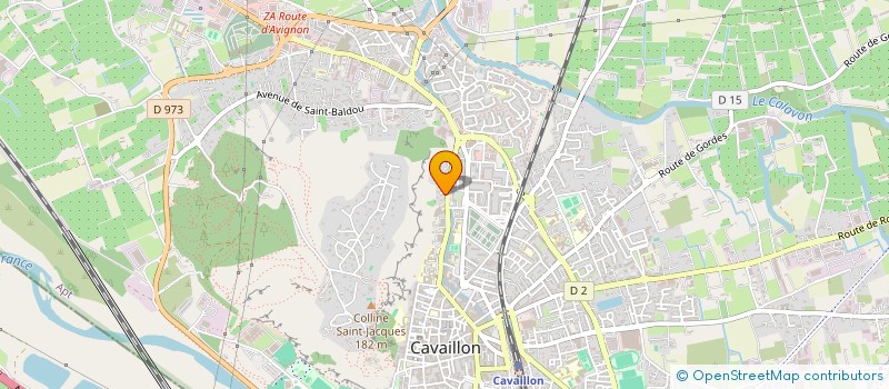 localisation de l'entreprise MONSIEUR CHRISTOPHER MATHIEU  CAVAILLON