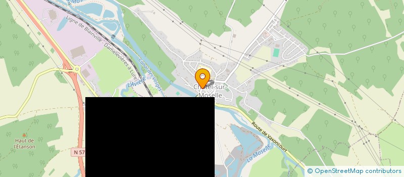 localisation de l'entreprise MONSIEUR CHRISTOPHER MATHIEU  CHATEL-SUR-MOSELLE