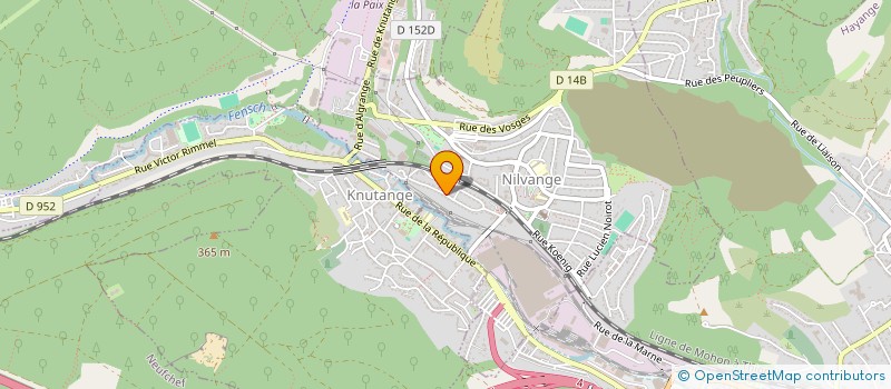 localisation de l'entreprise MONSIEUR CHRISTOPHER MATHIS  NILVANGE