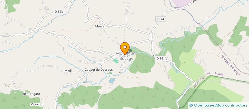 localisation de l'entreprise MONSIEUR CHRISTOPHER-MATTEO POWER  MONTBRUN-BOCAGE