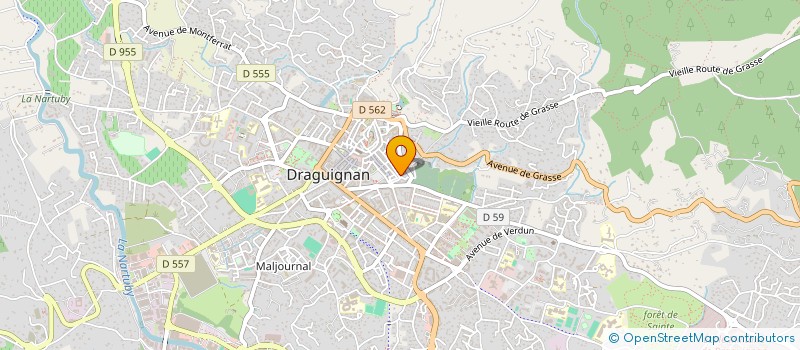 localisation de l'entreprise MONSIEUR CHRISTOPHER MAZOYER  DRAGUIGNAN