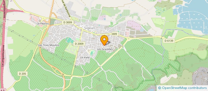 localisation de l'entreprise MONSIEUR CHRISTOPHER MELE  SIGEAN