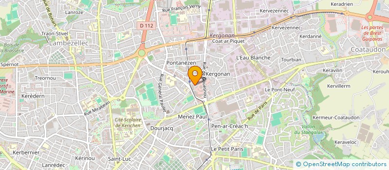 localisation de l'entreprise MONSIEUR CHRISTOPHER MENEZ à BREST