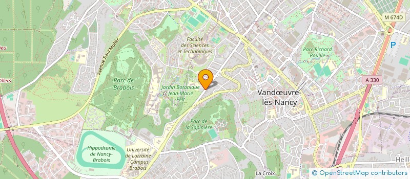 localisation de l'entreprise MONSIEUR CHRISTOPHER MENOTTO  VANDUVRE-LES-NANCY