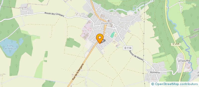 localisation de l'entreprise MONSIEUR CHRISTOPHER MICHEE  JOUARRE