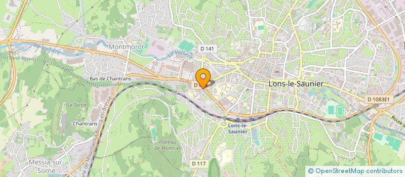localisation de l'entreprise MONSIEUR CHRISTOPHER MILLET à LONS-LE-SAUNIER