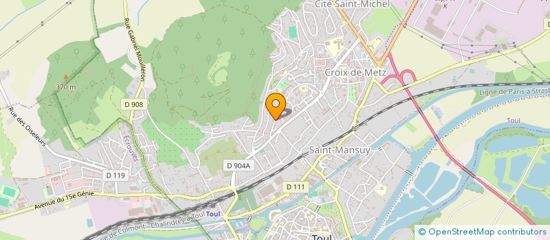 localisation de l'entreprise MONSIEUR CHRISTOPHER MILLOT  TOUL