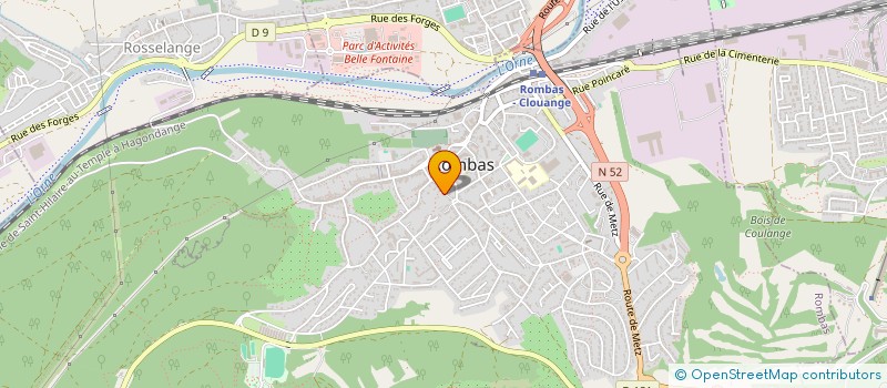 localisation de l'entreprise MONSIEUR CHRISTOPHER MOLLICONE  ROMBAS